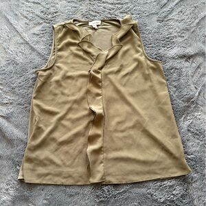 Calvin Klein olive green tank top blouse